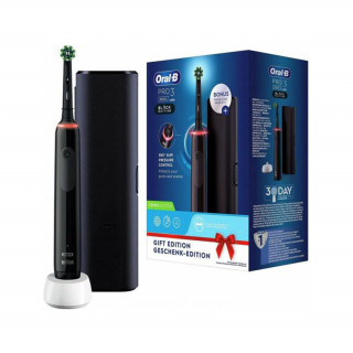 Oral-B Pro 3 3500 black electric toothbrush + travel case Acasă