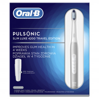 Oral-B Pulsonic Slim Luxe 4200 Platinum electric toothbrush Acasă