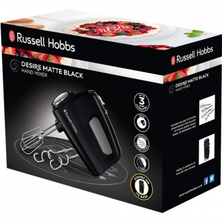 Russell Hobbs 24672-56/RH Matte Black hand mixer Acasă