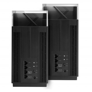 ASUS ZenWiFi Pro ET12 Router tri-band gigabit AiMesh - 2-PK - Negru (ET12 2-PK BLACK) PC