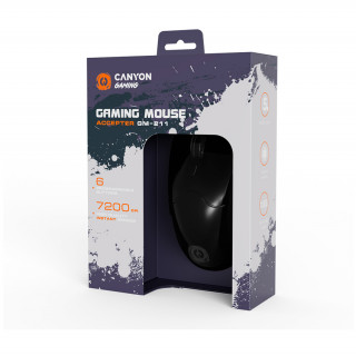 Mouse Canyon Accepter GM-211 RGB - negru (CND-SGM211) PC