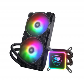 Ventilatoare Cougar I Aqua ARGB 240 RGB (120mm) x2 + telecomandă PC