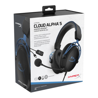 HyperX Cloud Alpha S - Gaming Headset (Black & White) (4P5L3AA) PC