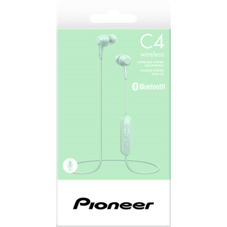 Pioneer SE-C4BT-GR in-Ear Bluetooth Headset Green Mobile