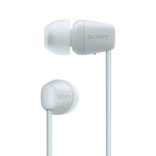 Căști fără fir Sony WI-C100 cu Bluetooth - alb (WIC100W.CE7) Mobile