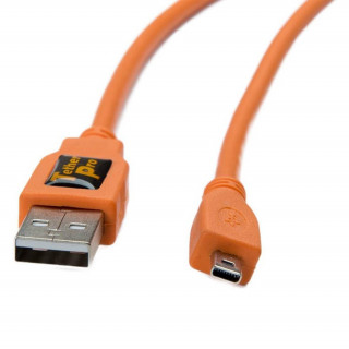 TetherPro USB A la Mini-B 8pin 1 (0,3m) ORG PC