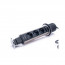 TOO PPS-301-3C IP20, 3x 2P+F, chrome table-mountable socket distributor thumbnail