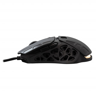 WHITE SHARK ECTOR-B GM-5016B RGB Mouse de gaming, 12.200 dpi, 7 butoane, negru PC