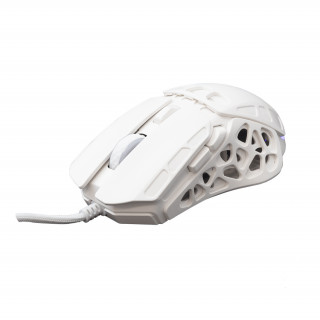 WHITE SHARK ECTOR-W GM-5016W RGB Mouse de gaming, 12.200 dpi, 7 butoane alb PC