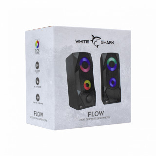 WHITE SHARK FLOW Difuzor RGB, 2.0, 6W, LED RGB PC