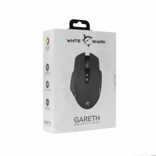 WHITE SHARK GARETH Mouse de gaming, negru PC