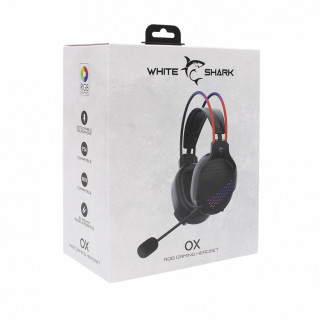 WHITE SHARK OX Căști de gaming RGB cu microfon PC