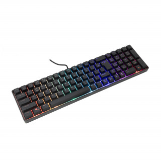 WHITE SHARK WS GK-001114B Tastatură cu membrană GLADIUS (engleză), 104 taste, curcubeu, On-Off W029861 PC