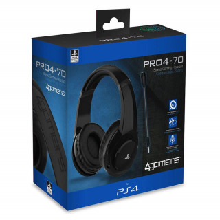 Căști de gaming cu fir stereo 4Gamers PRO4-70 - negru PS5