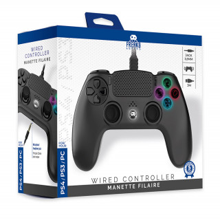 Freaks and Geeks - Controler cu fir PS4 - Negru (140061N) PS4