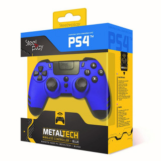 Steelplay - Metal Tech - controler wireless - Sapphire blue (JVAPS400114) PS4