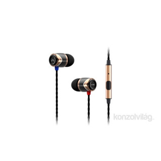 SoundMAGIC SM-E10S-03 E10S Black-Gold microphone earphone Mobile