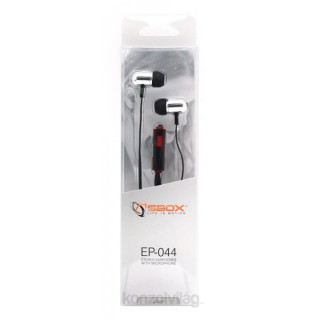 Sbox EP-044S silver microphone metal earphone Mobile