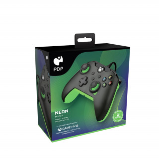 Controler cu fir PDP Xbox Series X/S - Neon Black (Xbox Series X/S) Xbox Series