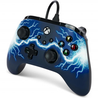 PowerA Advantage Xbox Series X|S, Xbox One, controler cu fir pentru PC (Arc Lightning) Xbox Series