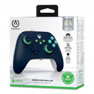 Controler cu fir PowerA - Mariner Blue Xbox Series