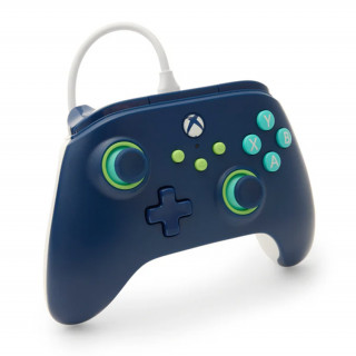 Controler cu fir PowerA - Mariner Blue Xbox Series