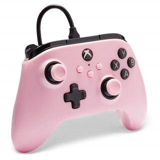 Controler cu fir PowerA - roz Xbox Series