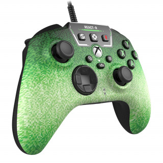 Controler cu fir Turtle Beach REACT-R - verde / verde pixel (TBS-0740-05) Xbox Series